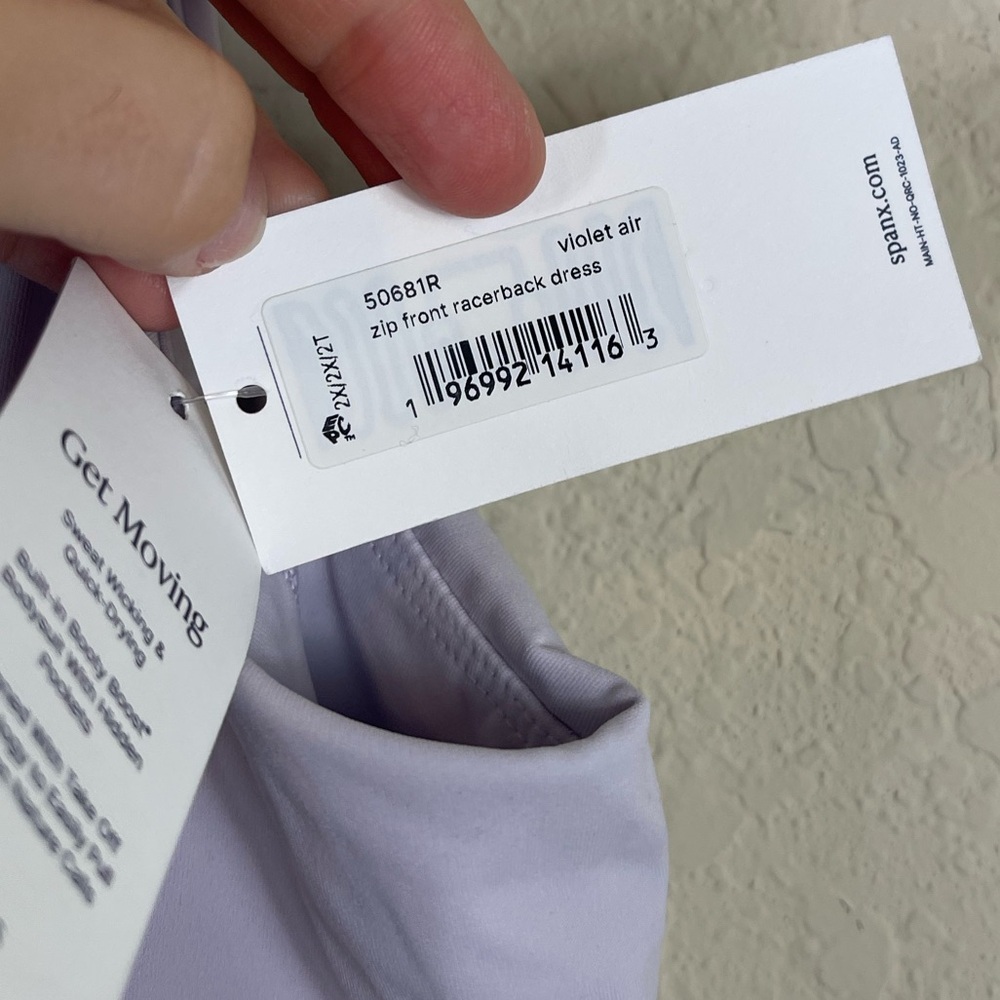 SPANX Lilac Mini Dress - Picture 10 of 11